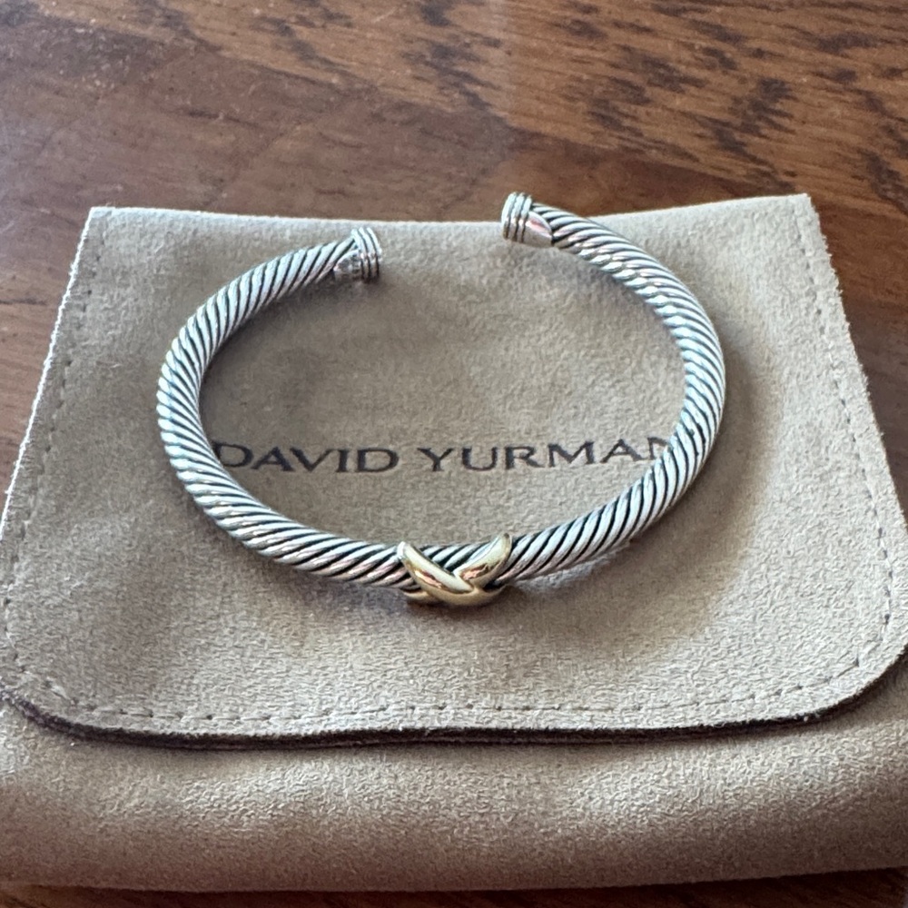 David Yurman X CLASSIC CABLE STATION BRACELET